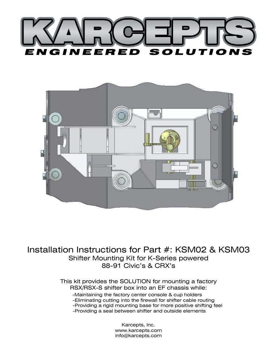 Karcepts KSM03 User Manual | 18 pages
