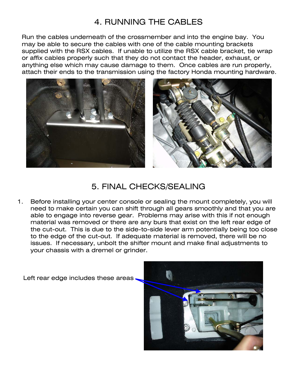 Running the cables, Final checks/sealing | Karcepts KSM03 User Manual | Page 15 / 18