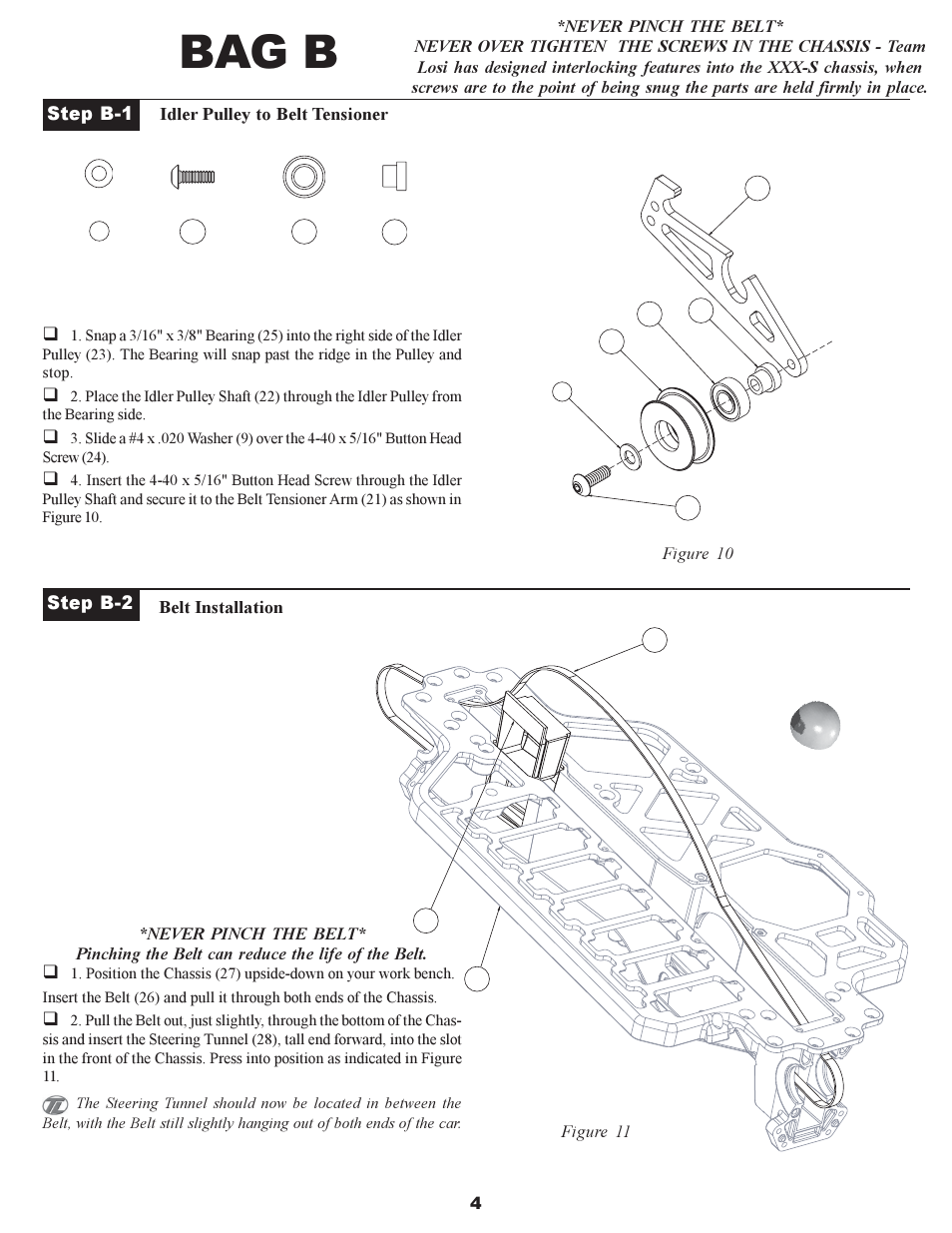 Bag b | Losi XXX-S Sport User Manual | Page 7 / 40