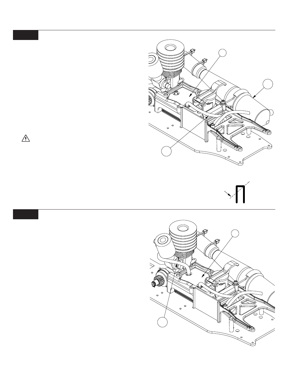 Engine installation, Continued) | Losi LOSA0887 Manual User Manual | Page 42 / 64