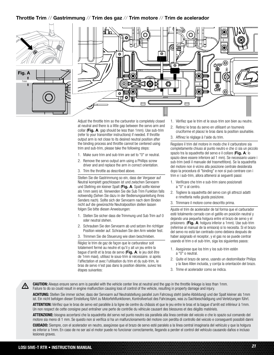 Losi LOSB0019WHTBD User Manual | Page 21 / 96