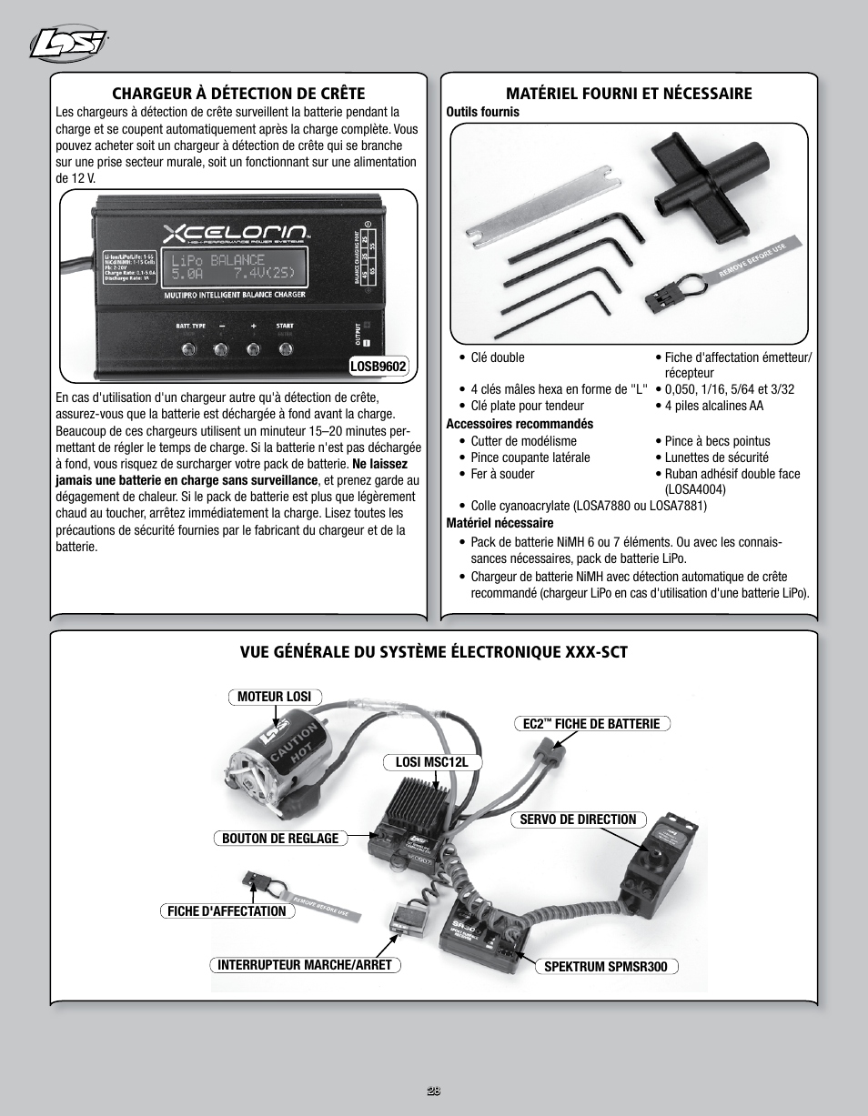 Losi LOSB0109 User Manual | Page 28 / 56