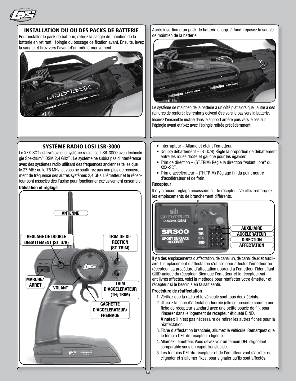 Losi LOSB0109 User Manual | Page 30 / 56