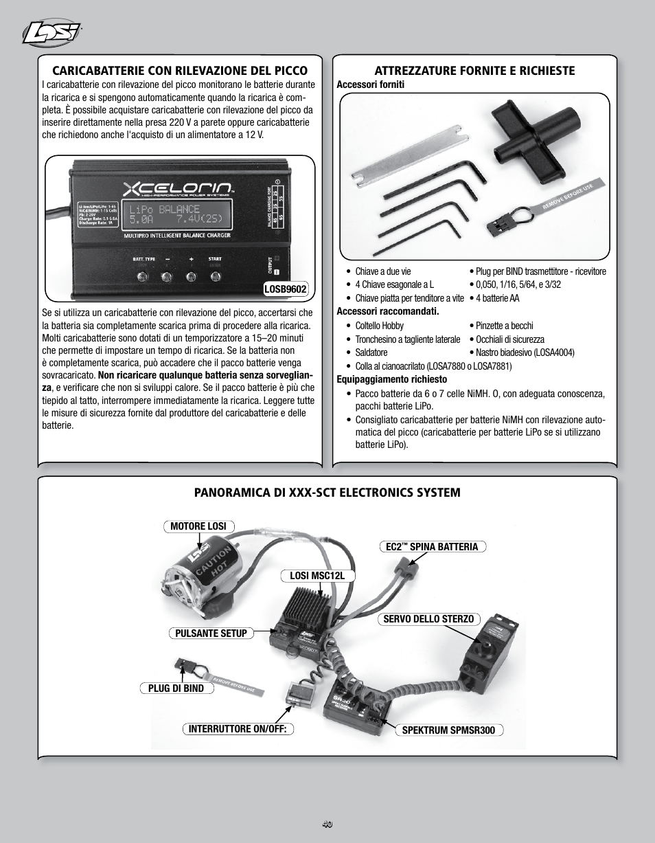 Losi LOSB0109 User Manual | Page 40 / 56