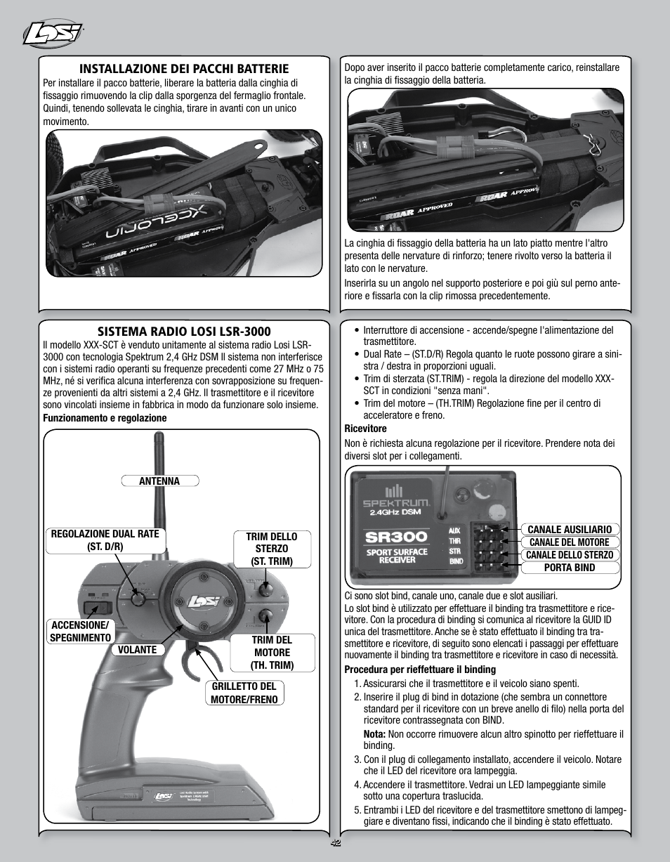 Losi LOSB0109 User Manual | Page 42 / 56