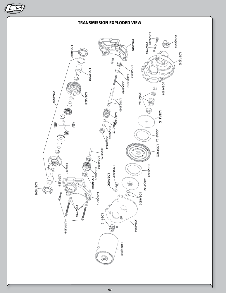Losi LOSB0109JS User Manual | Page 14 / 20