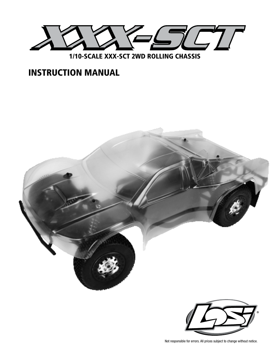Losi LOSB0113 User Manual | 44 pages