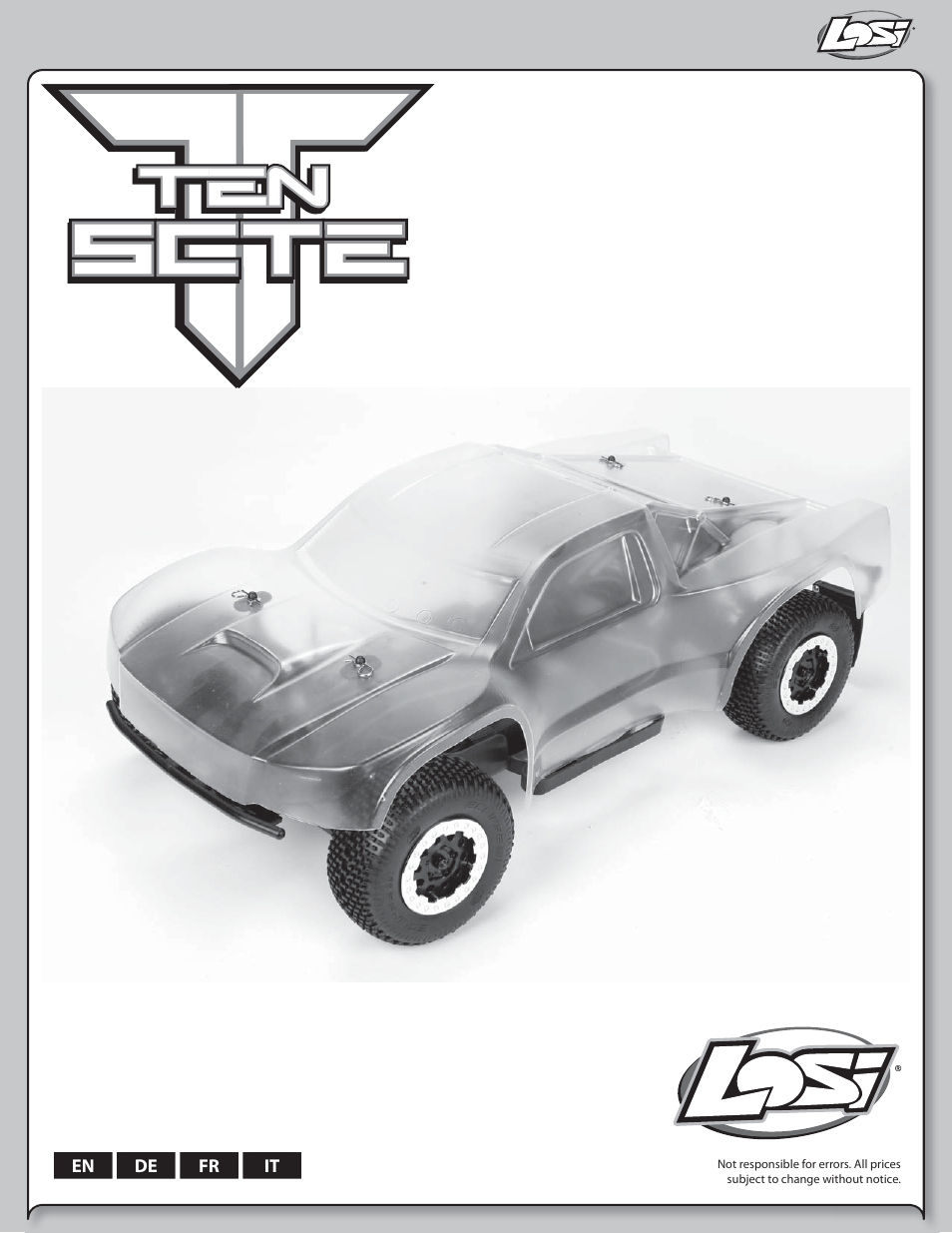 Losi LOSB0127 User Manual | 21 pages