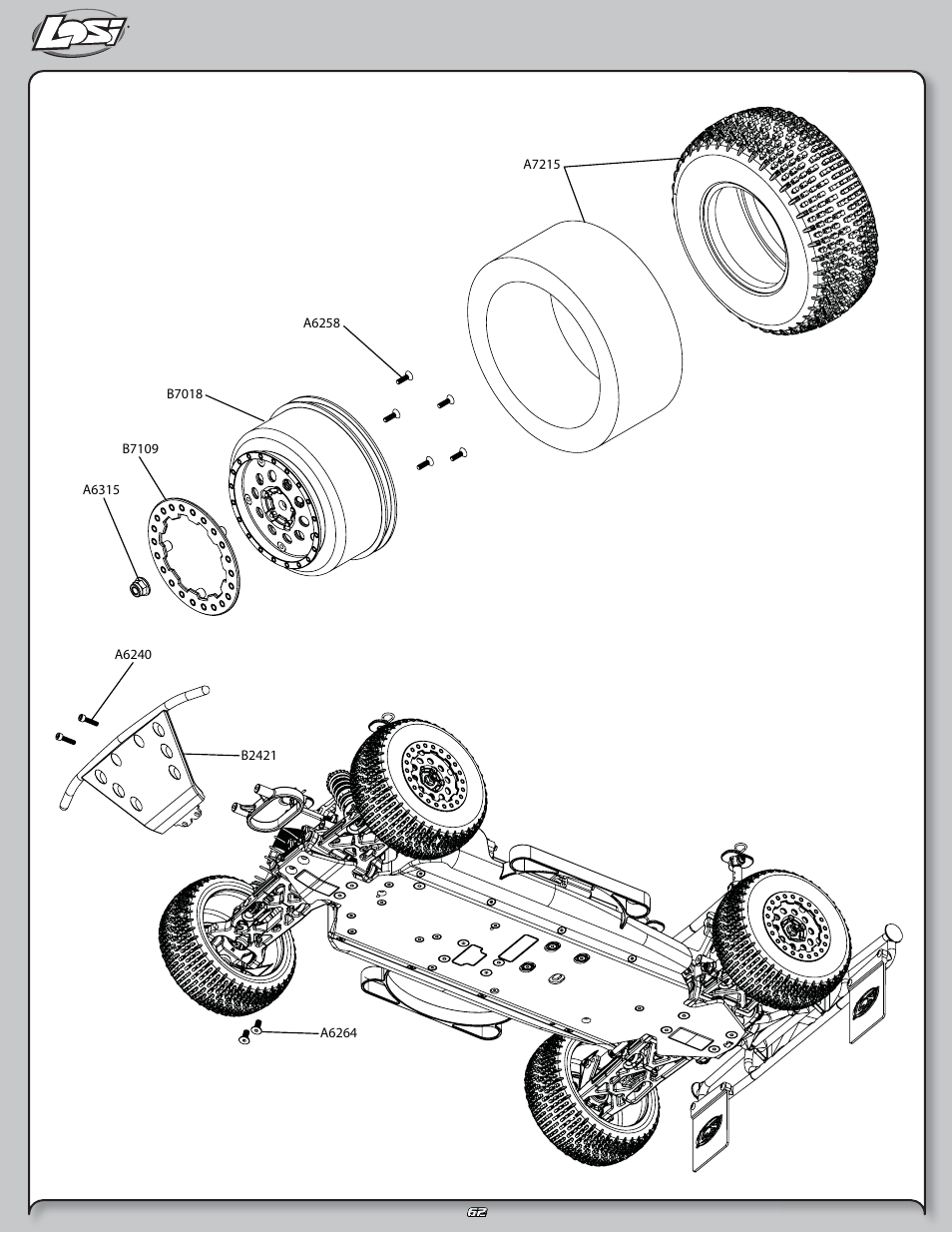 Losi LOSB0127 User Manual | Page 20 / 21