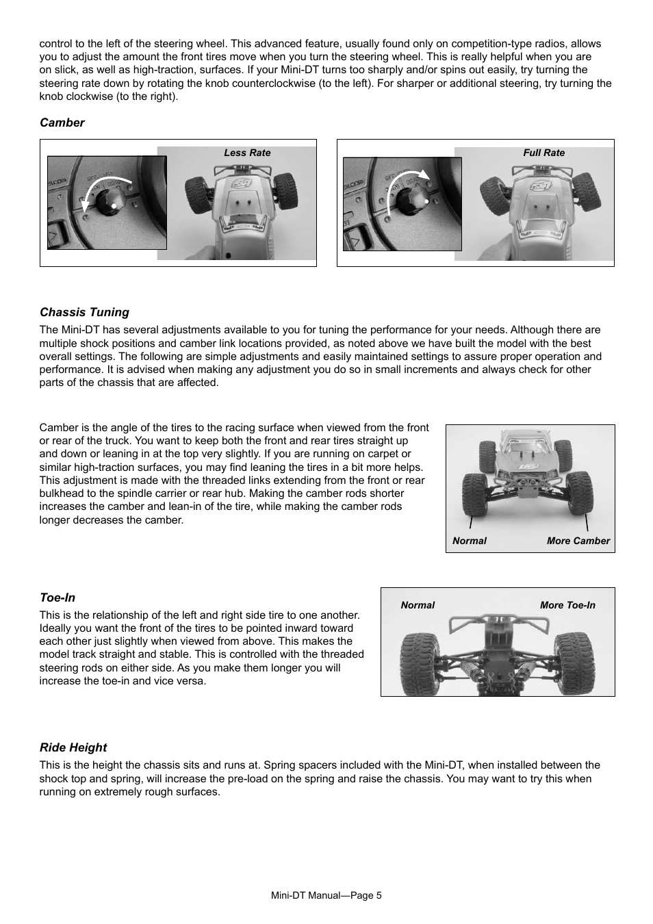 Losi LOSB0202T3 Manual User Manual | Page 5 / 8