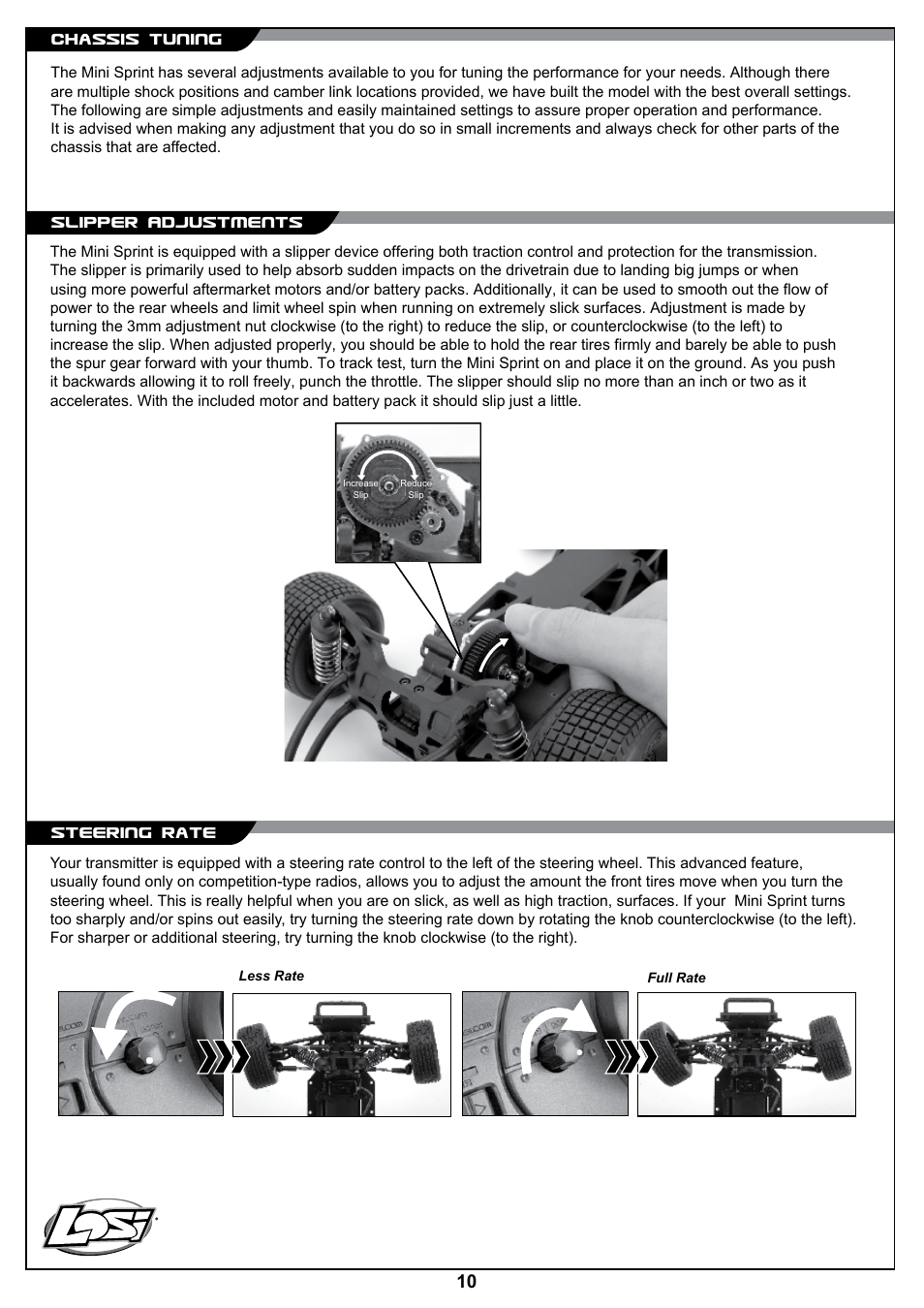 Losi LOSB0206BD Manual User Manual | Page 10 / 16