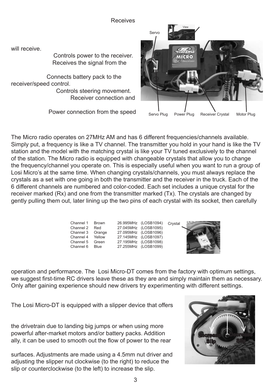 Losi LOSB0233T3 User Manual | Page 3 / 8