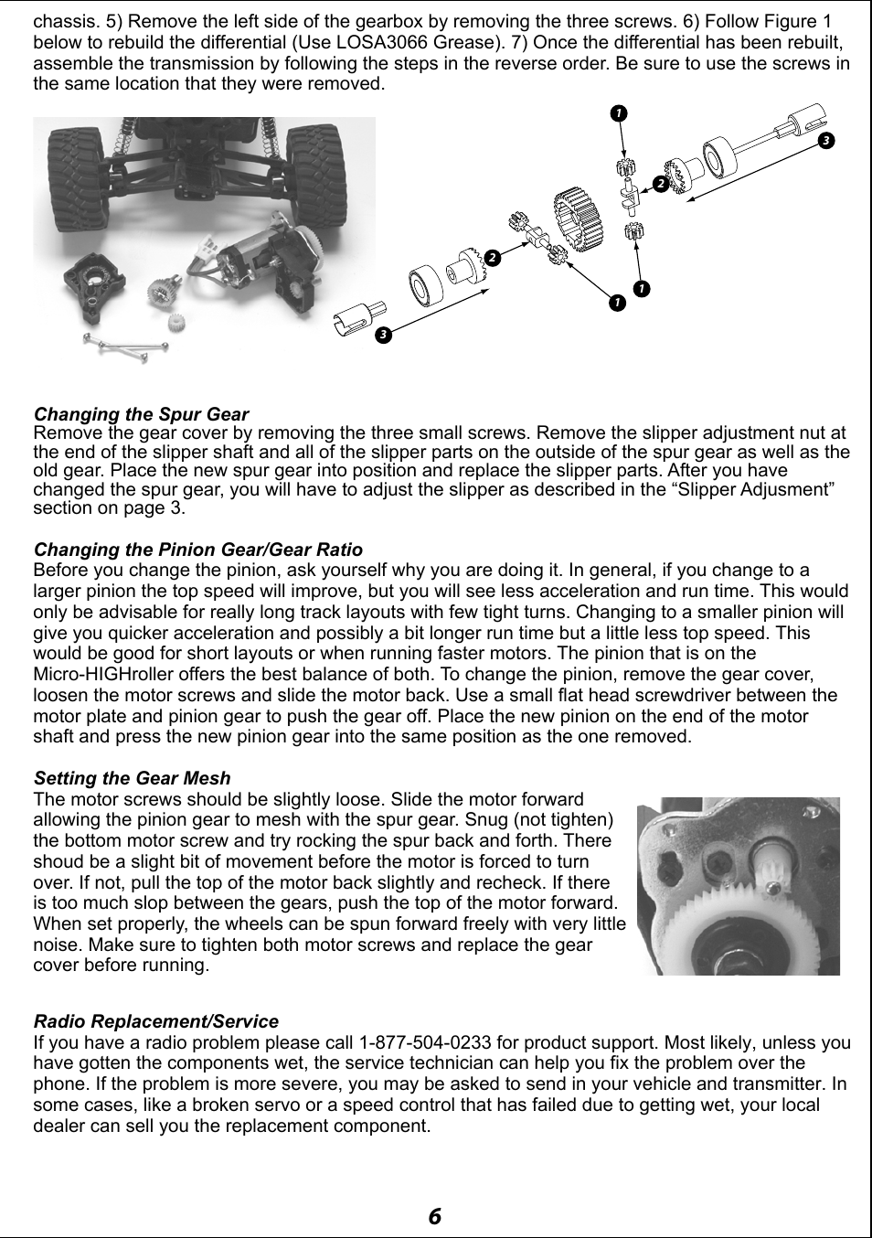Operations guide, Troubleshooting guide, Service/repair | 65 4 3 getting started, 21/36-scale electric ready-to-run lifted truck, Declaration of conformity | Losi LOSB0237 User Manual | Page 6 / 12