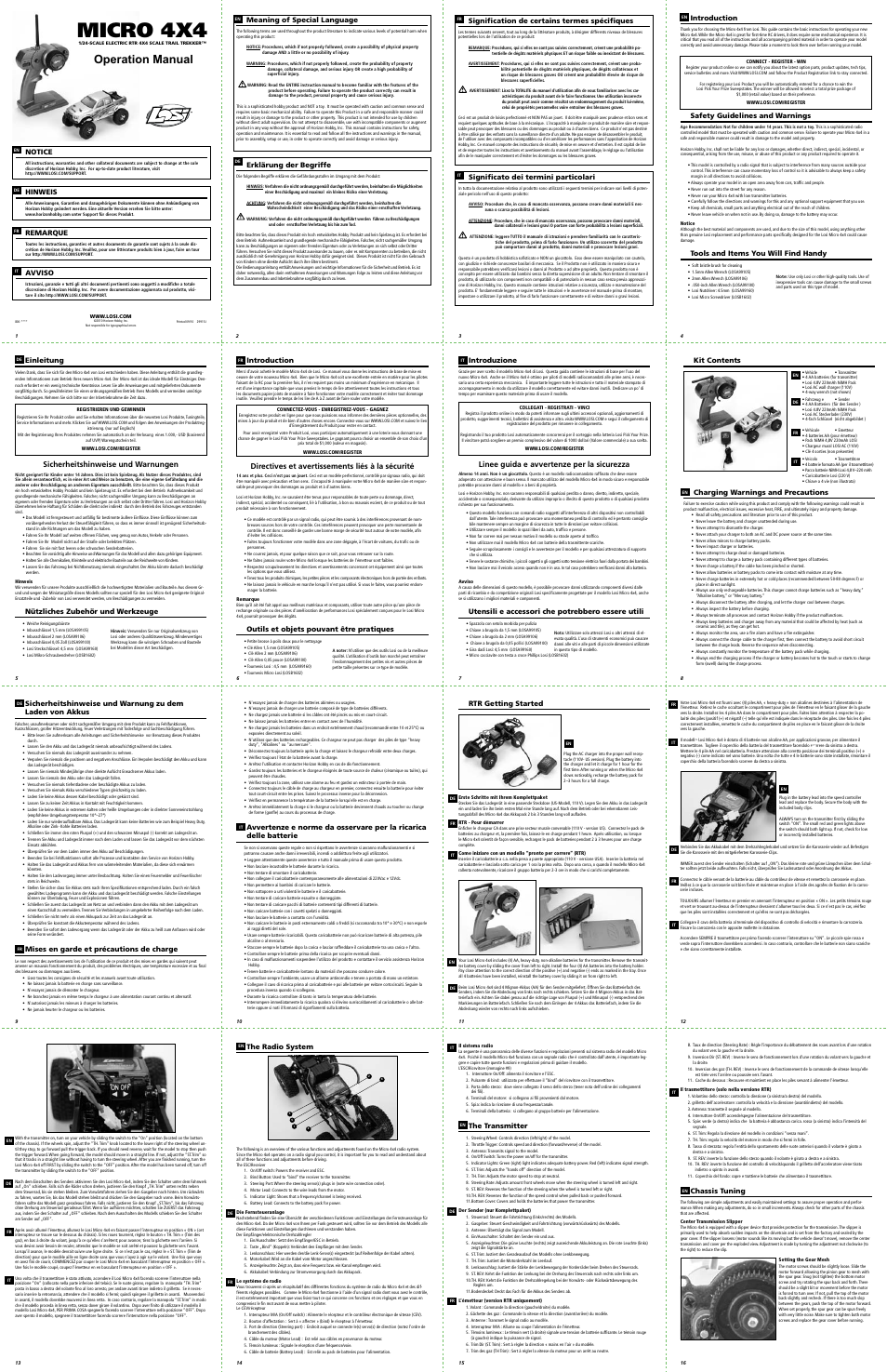 Losi LOSB0238T2 User Manual | 2 pages