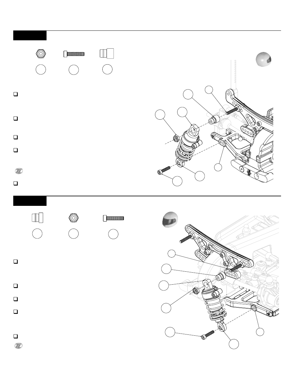 Bag f (continued) | Losi LOSB0289 Drift R Manual User Manual | Page 27 / 40