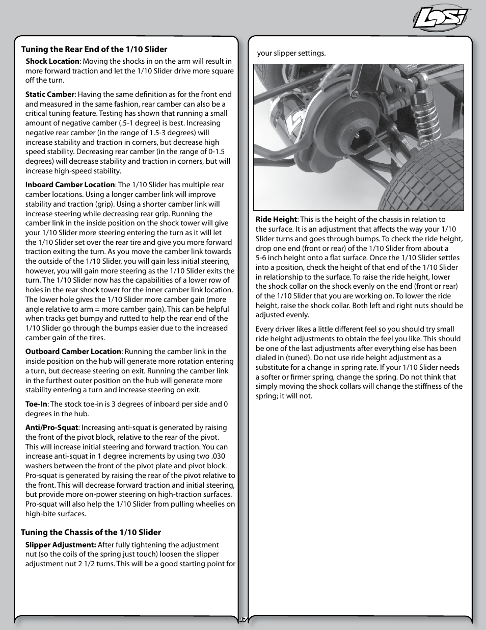 Losi LOSB0290 User Manual | Page 17 / 32