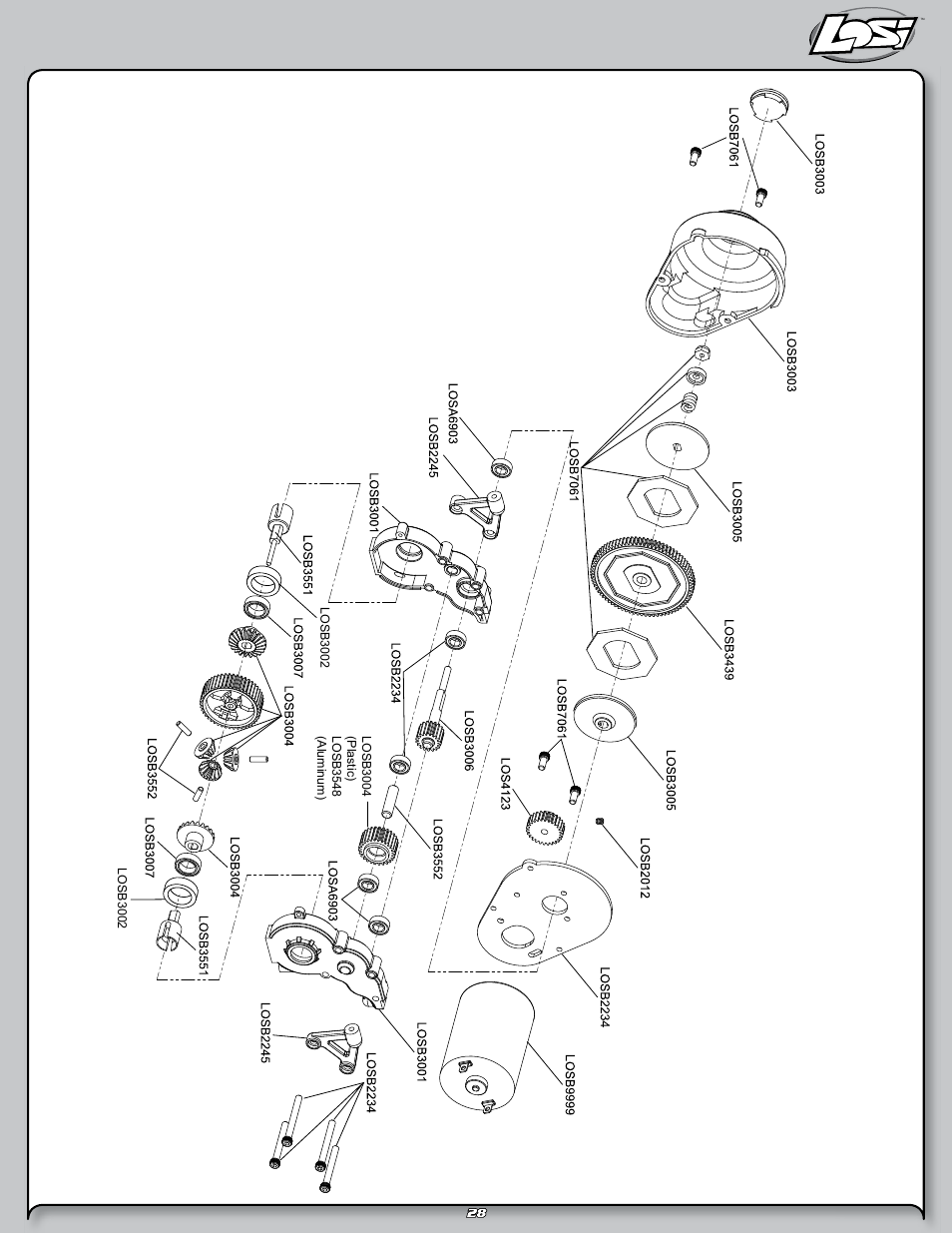 Losi LOSB0290 User Manual | Page 28 / 32