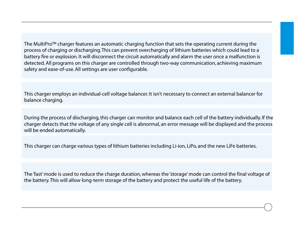 Special features | Losi LOSB9606 User Manual | Page 3 / 37