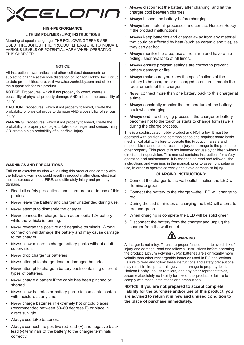 Losi LOSB9635 User Manual | 4 pages
