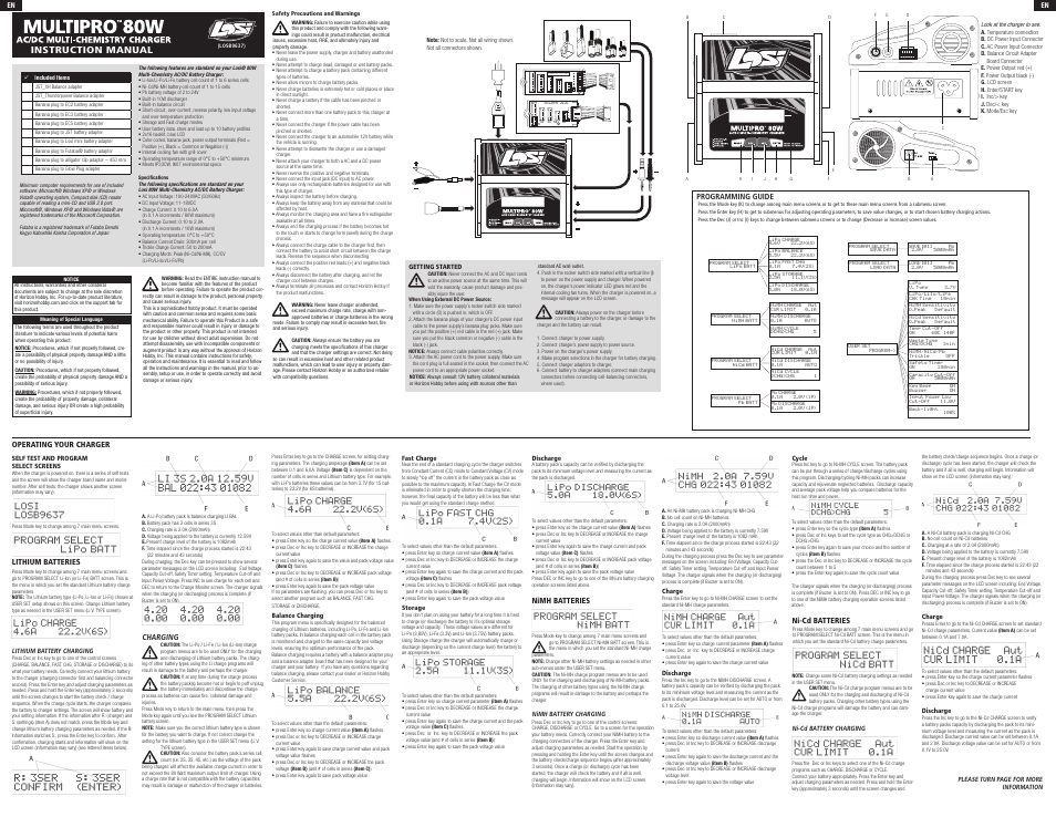 Losi LOSB9637 User Manual | 2 pages