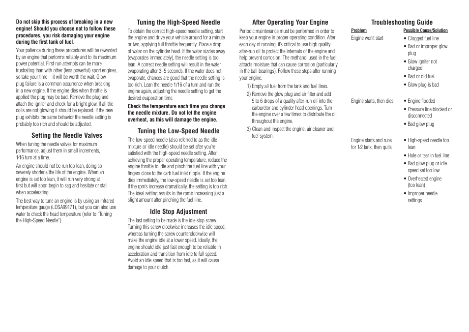 Losi LOSR2201 User Manual | Page 2 / 4