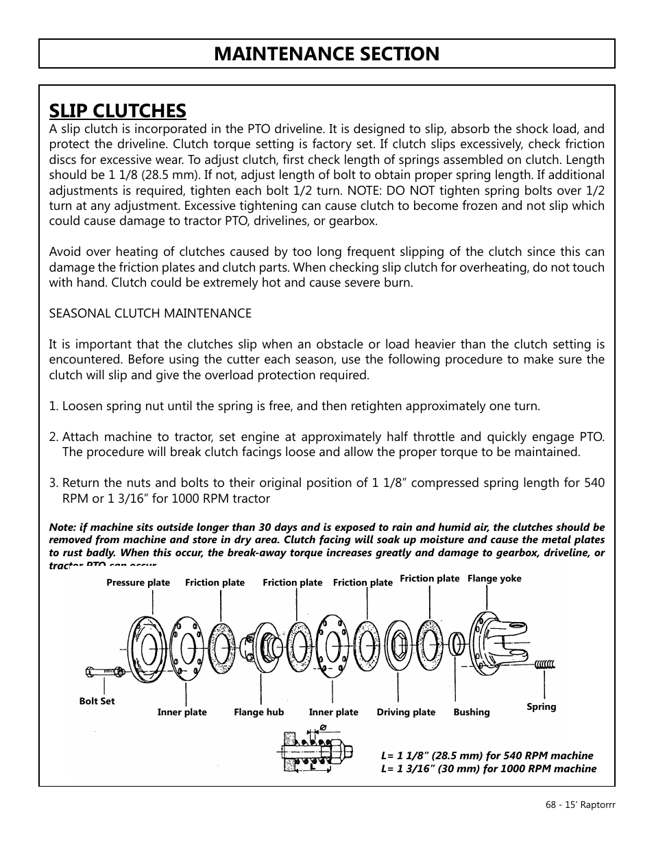 Modern AG 15' Raptor User Manual | Page 68 / 99