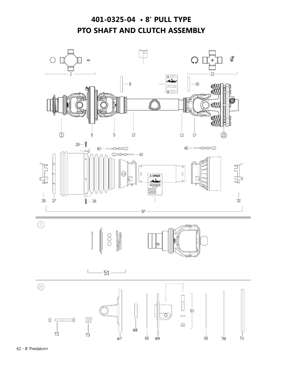 Modern AG 8' Predator User Manual | Page 62 / 74
