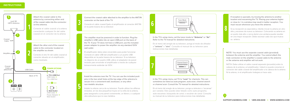 Mohu Leaf 50 HDTV Antenna User Manual | Page 2 / 2