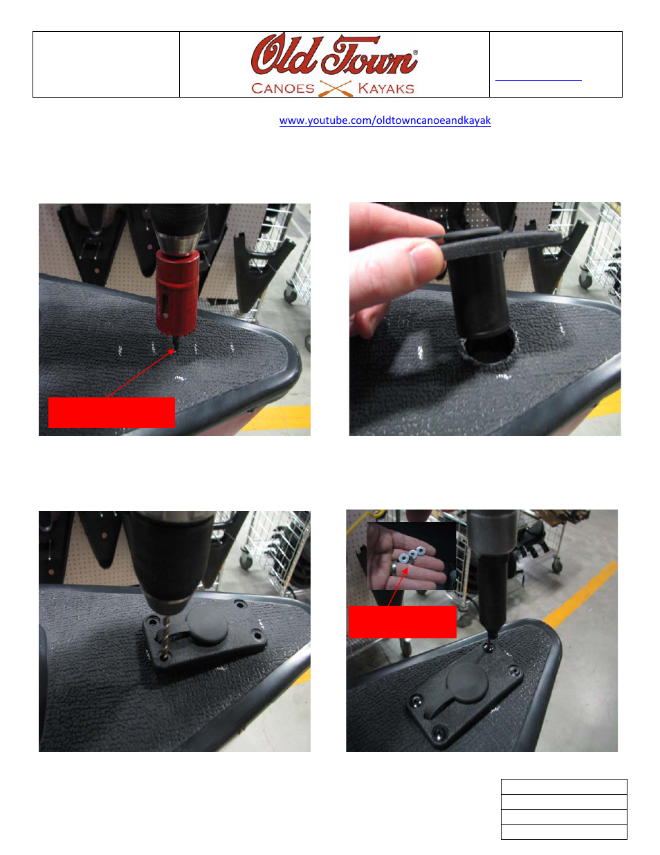 Canoe anchor kit installation instruction | Old Town Canoe Anchor User Manual | Page 2 / 3
