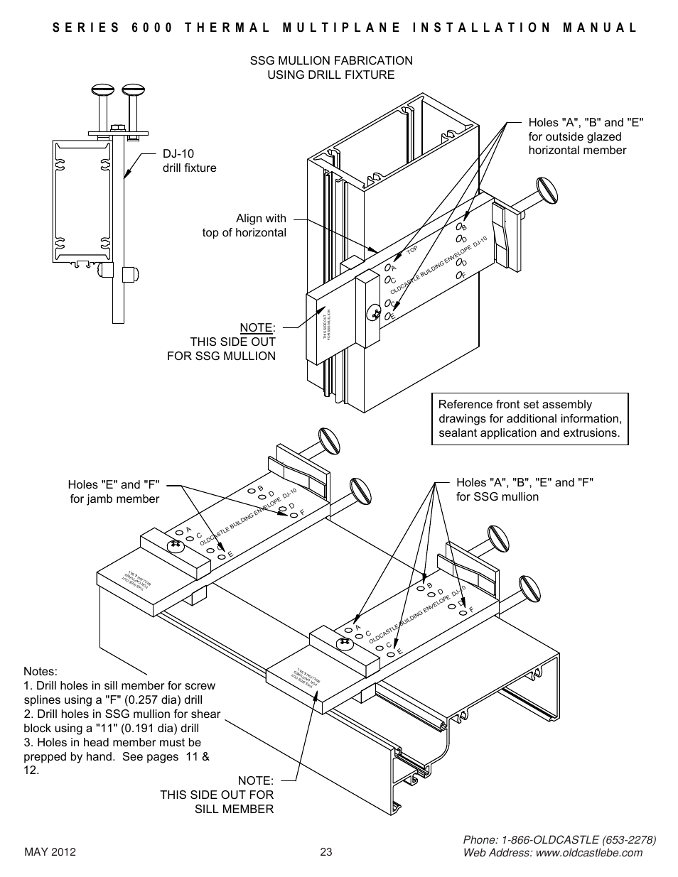 23_fs_drill_jig | Oldcastle BuildingEnvelope 6000 Series Thermal MultiPlane User Manual | Page 24 / 34