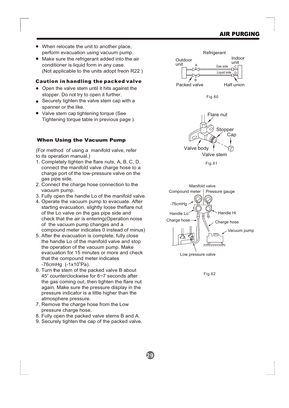 Т³гж 30, 29 air purging | Pridiom Condenser Installation Manual User Manual | Page 30 / 33