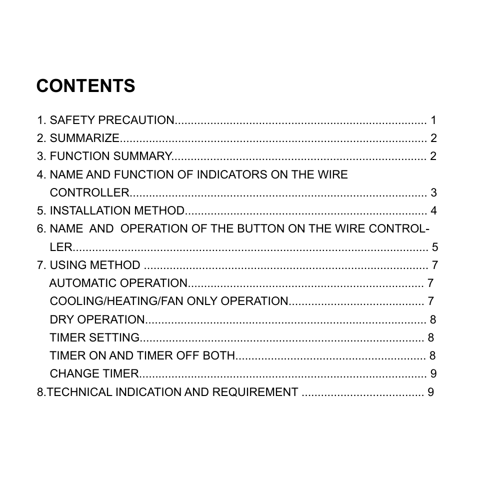 Pridiom WIRE CONTROLLER OF AIR CONDITIONER KJR-12B/DP(T)-F User Manual User Manual | Page 4 / 14
