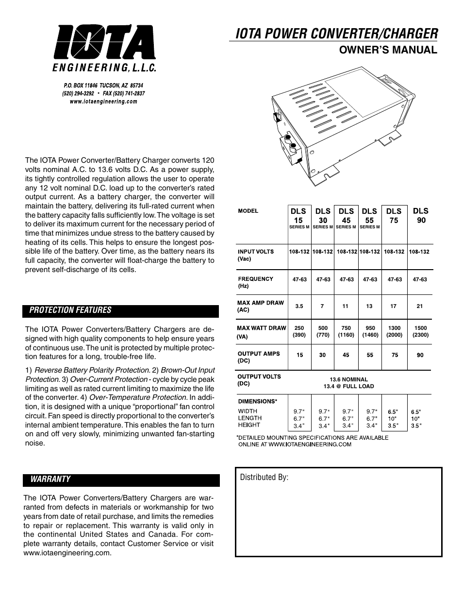 ProgressiveRC DLS-90 IOTA User Manual | 2 pages