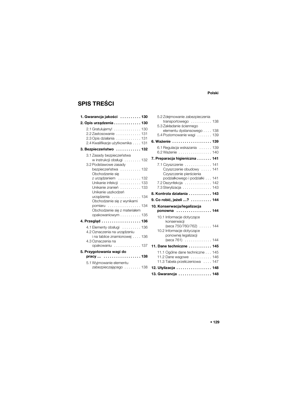 Seca 762 User Manual | Page 129 / 156