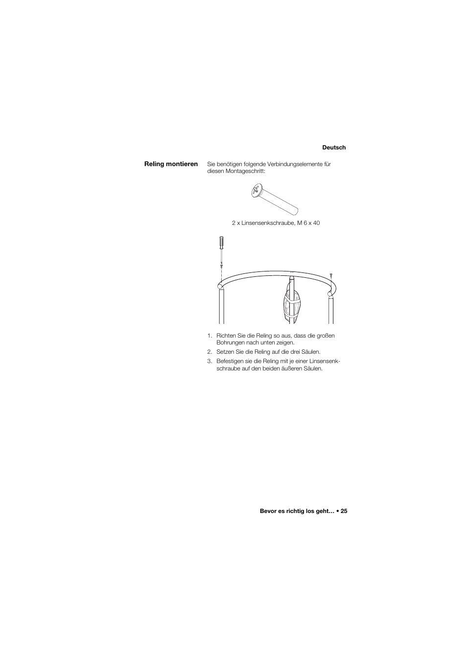 Reling montieren | Seca 645 band_1 User Manual | Page 25 / 417
