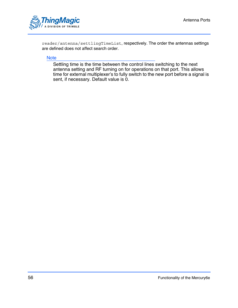 ThingMagic M6e User Manual | Page 56 / 100
