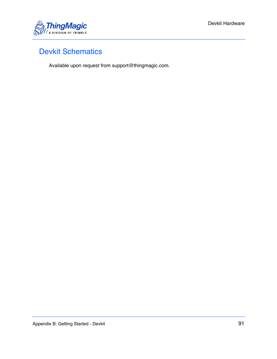 Devkit schematics | ThingMagic M6e User Manual | Page 91 / 100
