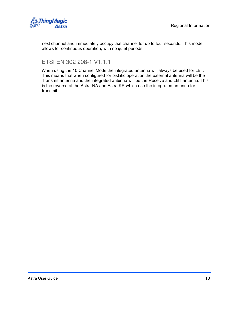 ThingMagic Astra User Manual | Page 10 / 75