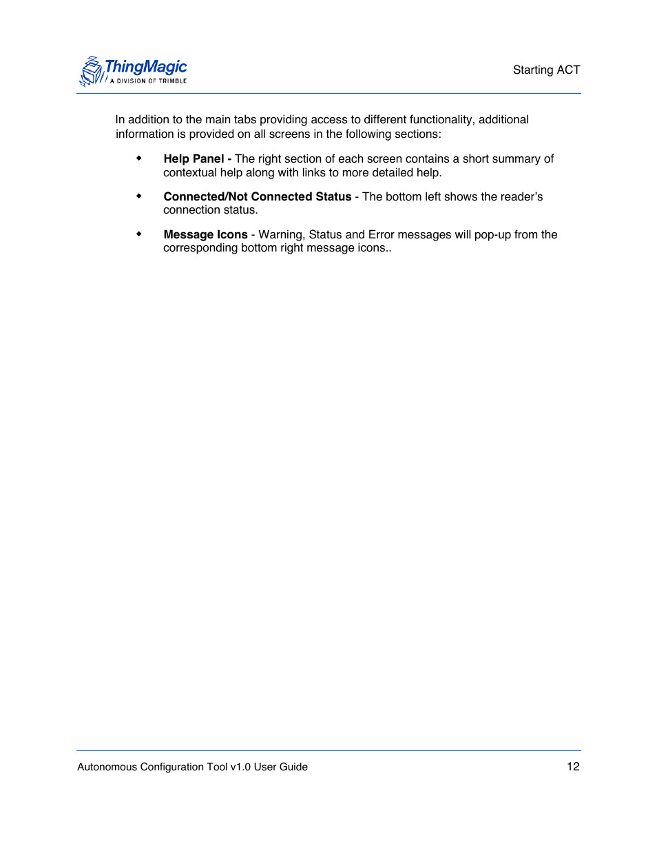 ThingMagic Autonomous Configuration Tool User Manual | Page 12 / 28