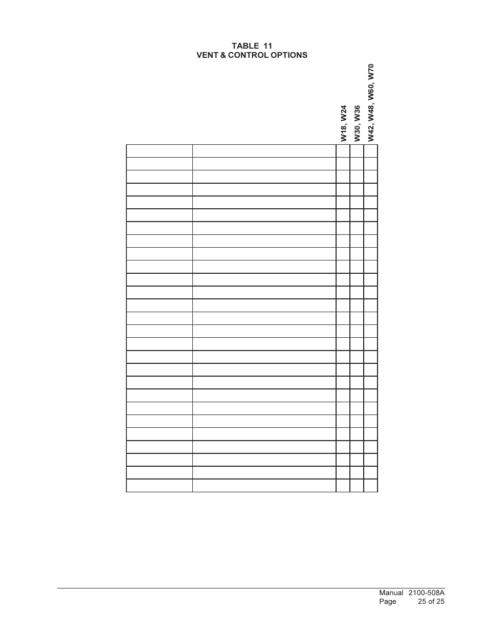 Bard WALL MOUNTED PACKAGE AIR CONDITIONERS W42L User Manual | Page 25 / 25