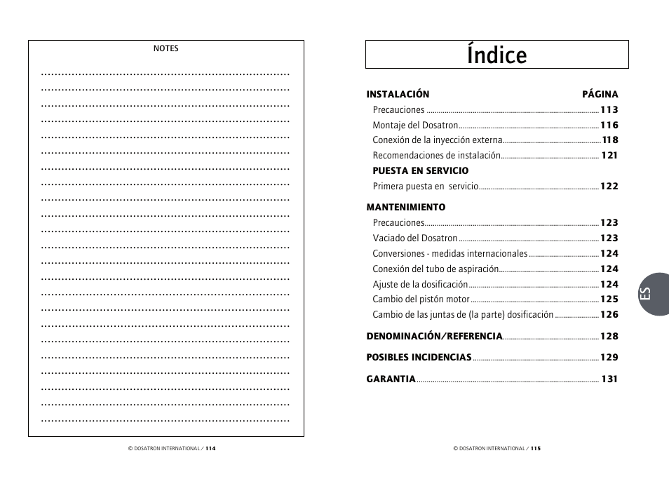 Índice | Vetter Accessories Tents User Manual | Page 59 / 101