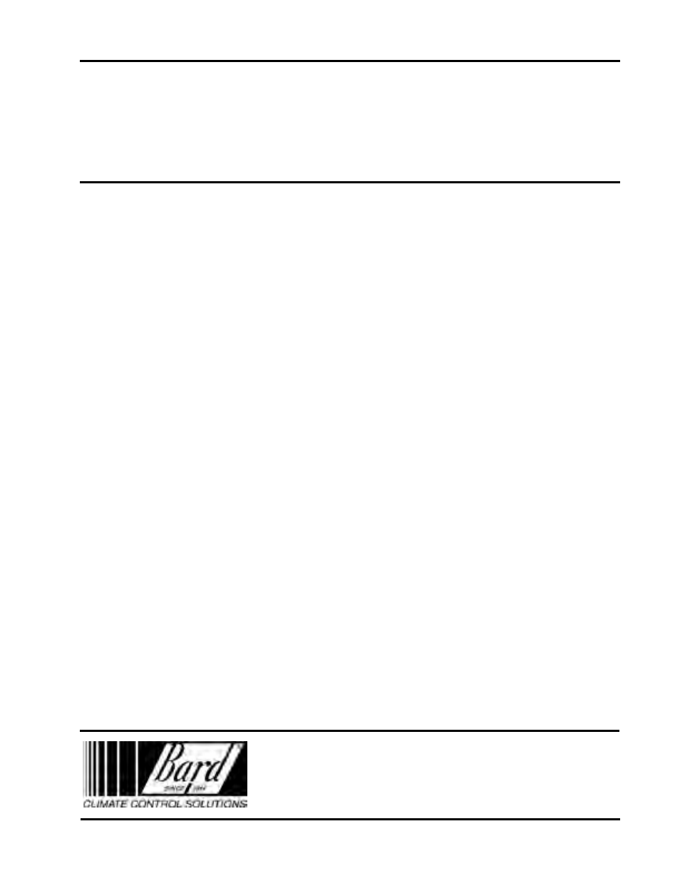 Bard Single Package Air Conditioners PA13362-A User Manual | 24 pages