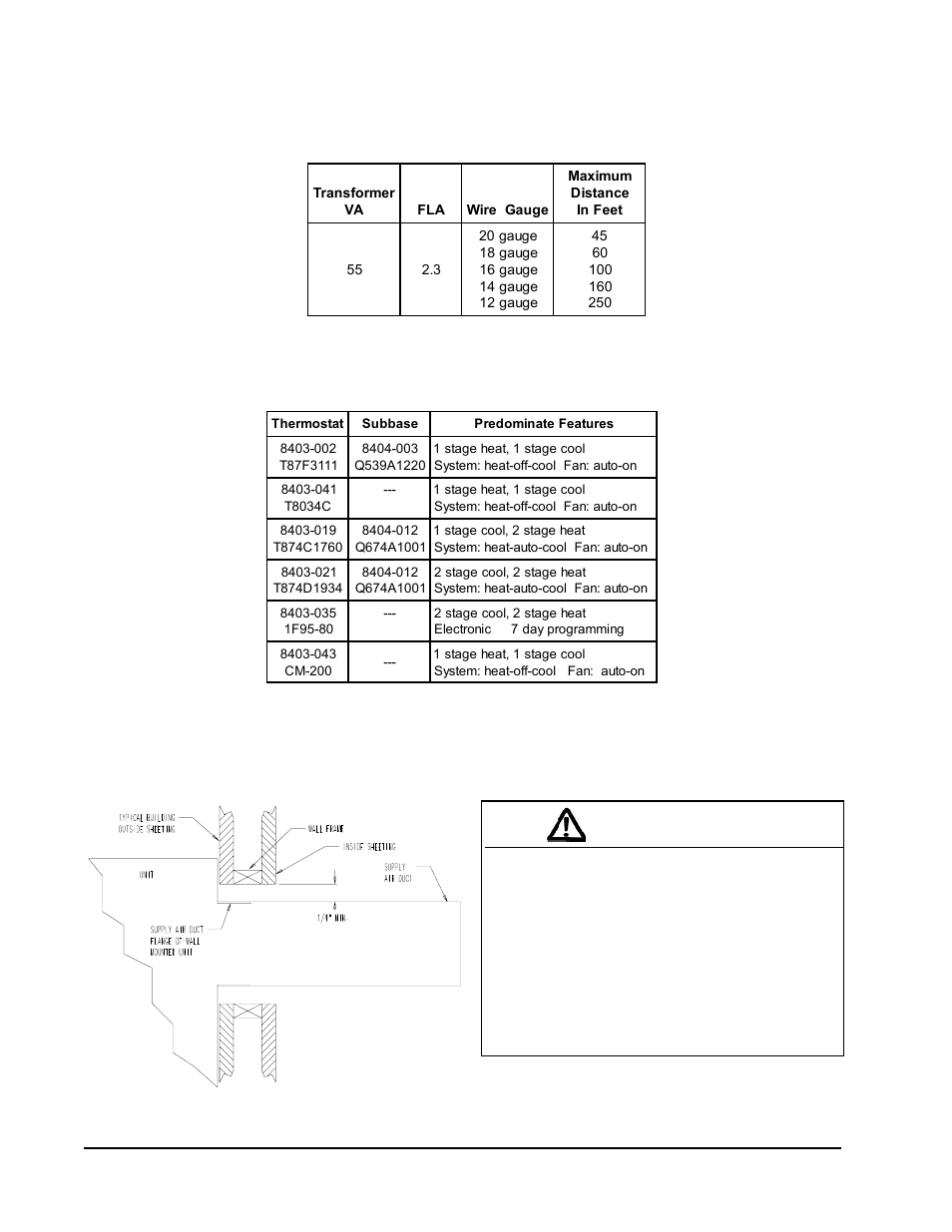 Warning | Bard WL702-A User Manual | Page 10 / 21