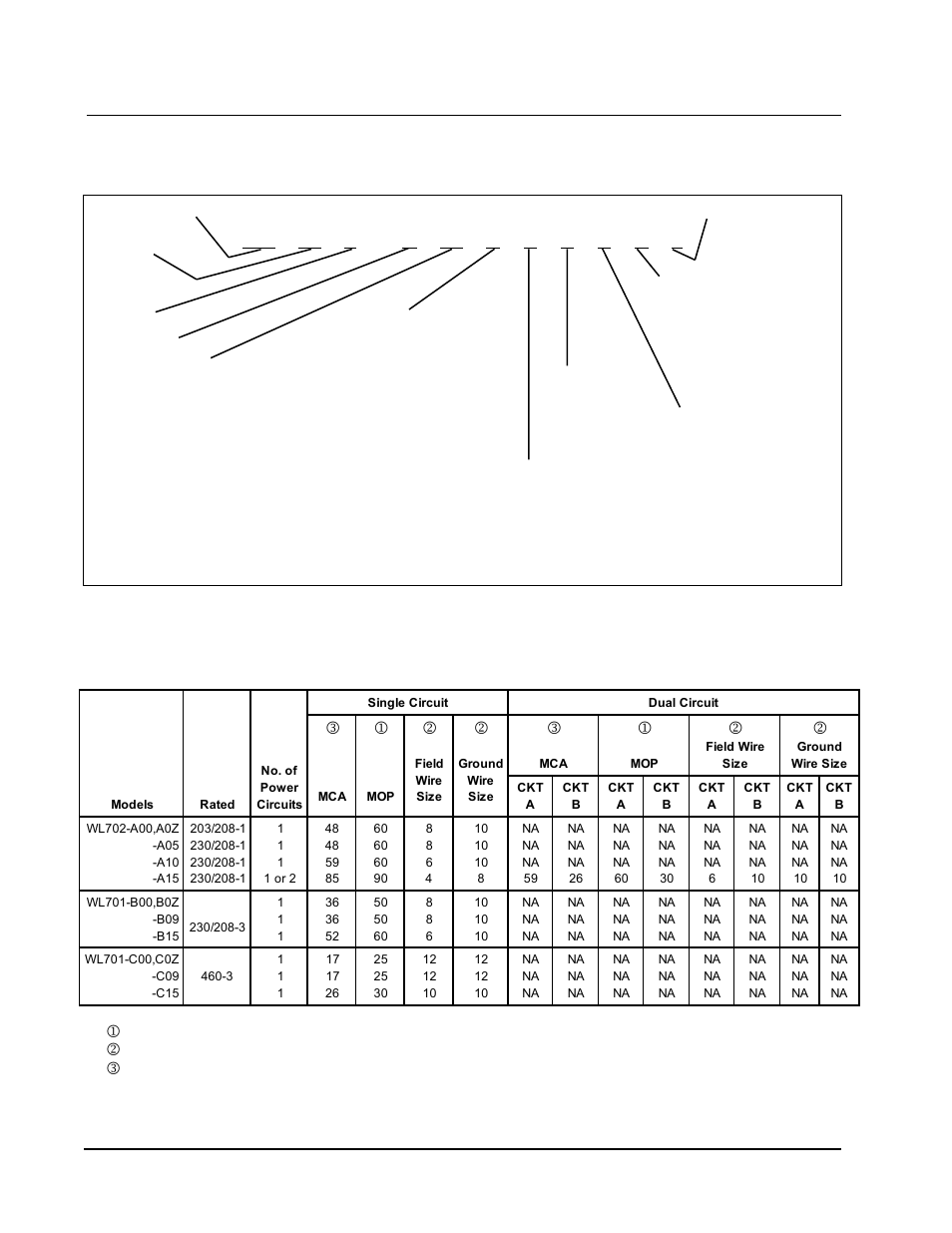 Wall mount general information, Air conditioner wall mount model nomenclature, Jk l | Bard WL702-A User Manual | Page 4 / 21