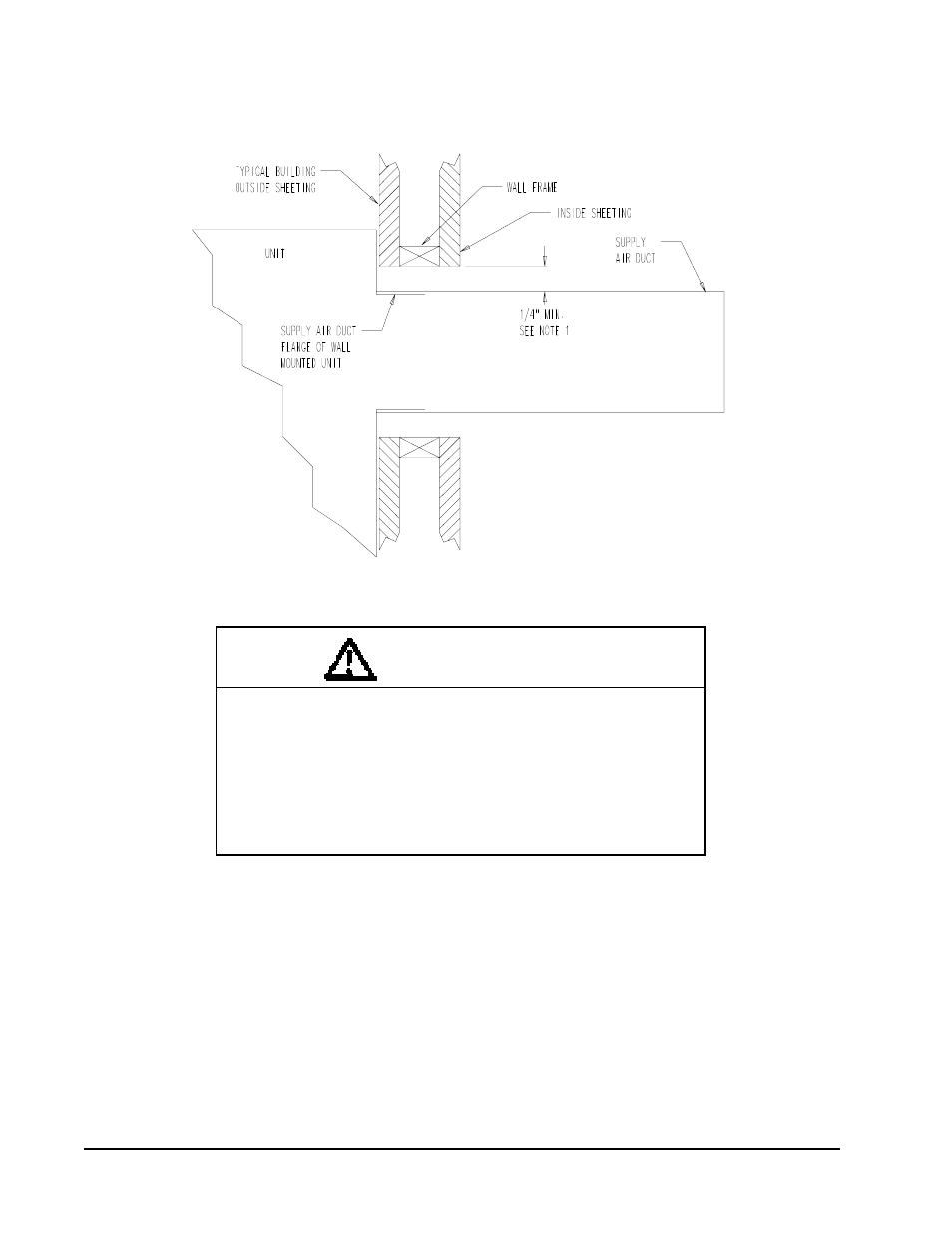 Warning | Bard WL6023 User Manual | Page 12 / 21