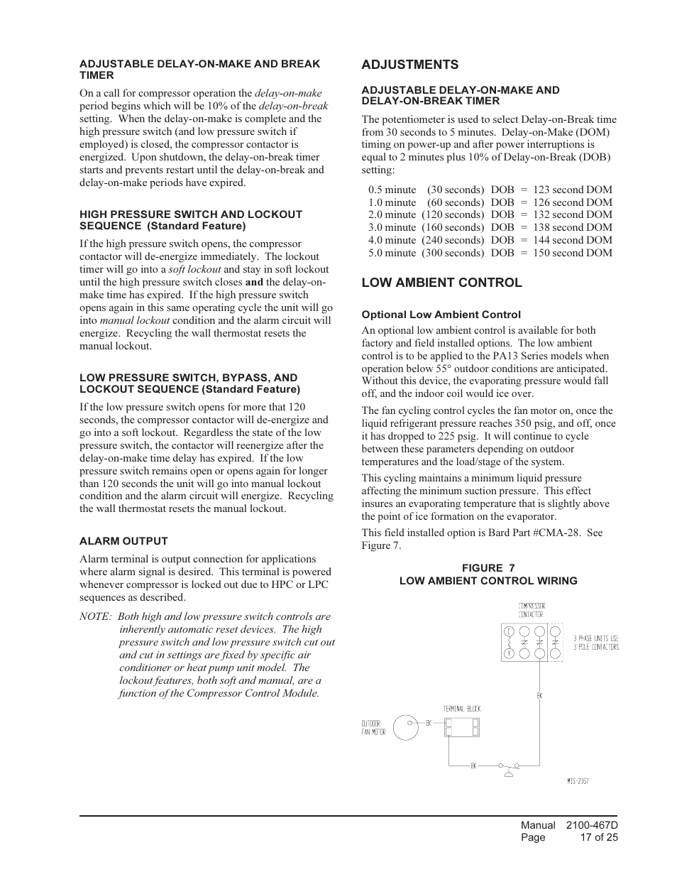Bard Single Package air Conditioners PA13241-A User Manual | Page 17 / 25