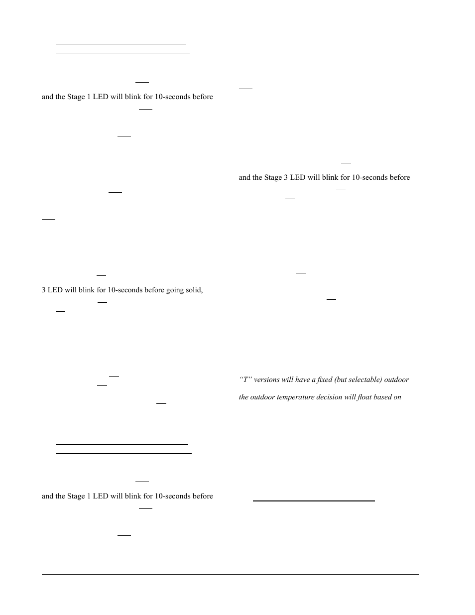 Bard SOLID STATE DUAL UNIT LEAD/LAG CONTROLLER for use with H-Series Wall Mount Air Conditioners MV4000 User Manual | Page 12 / 31