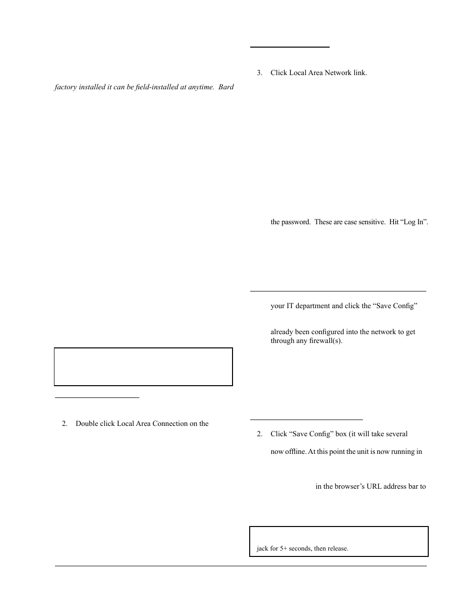 Bard SOLID STATE DUAL UNIT LEAD/LAG CONTROLLER for use with H-Series Wall Mount Air Conditioners MV4000 User Manual | Page 13 / 31