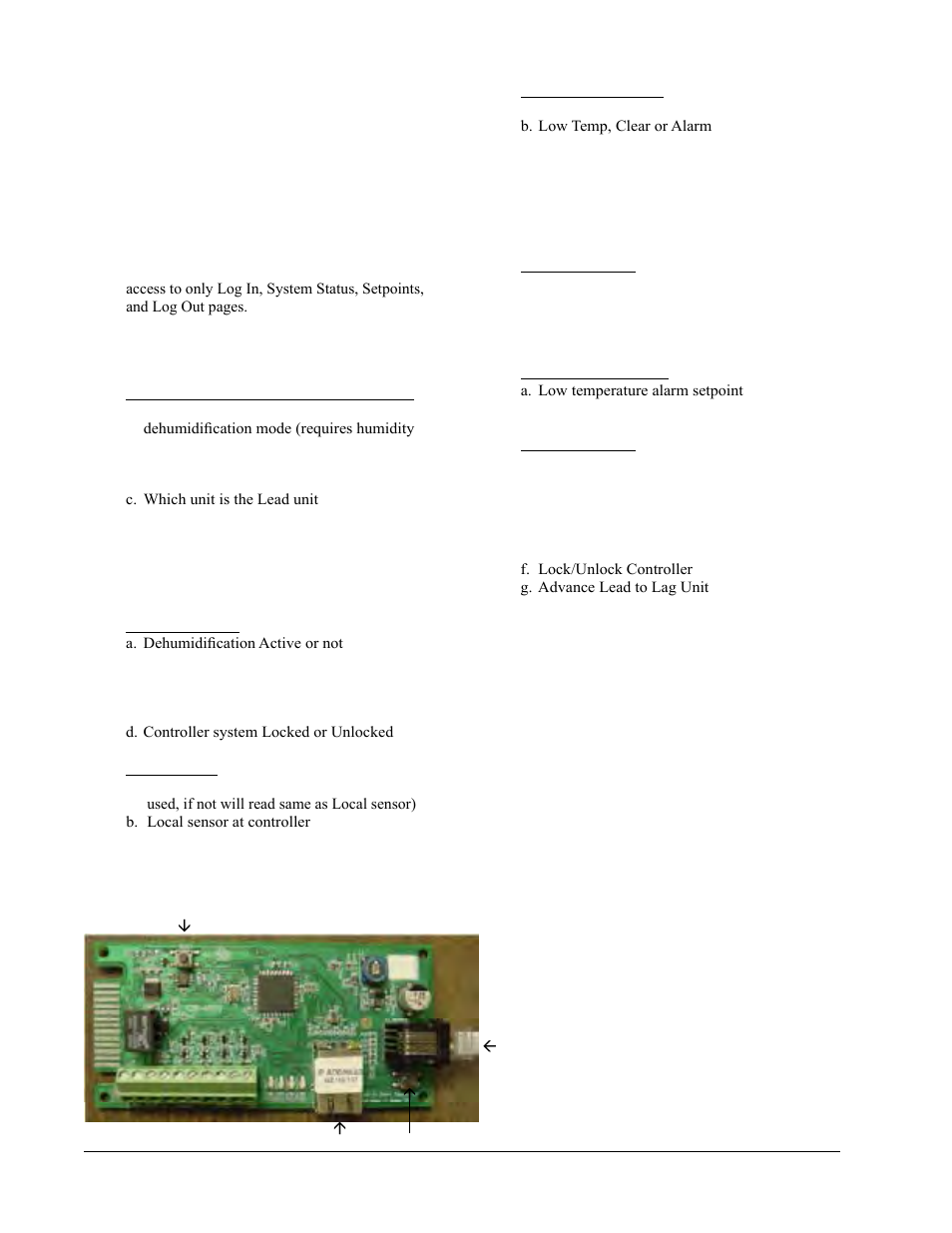 Bard SOLID STATE DUAL UNIT LEAD/LAG CONTROLLER for use with H-Series Wall Mount Air Conditioners MV4000 User Manual | Page 14 / 31