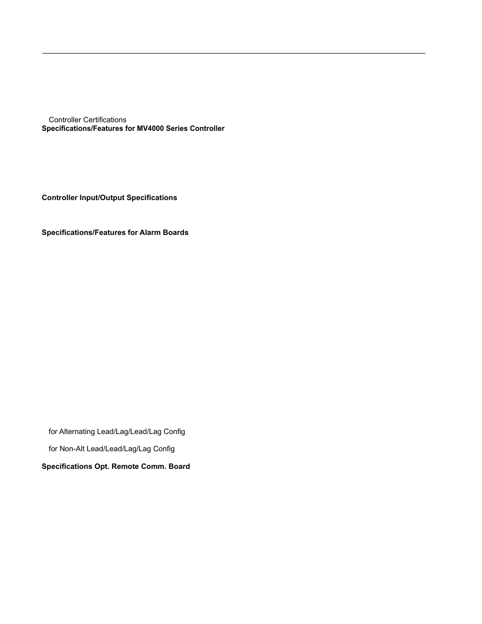 Bard SOLID STATE DUAL UNIT LEAD/LAG CONTROLLER for use with H-Series Wall Mount Air Conditioners MV4000 User Manual | Page 2 / 31